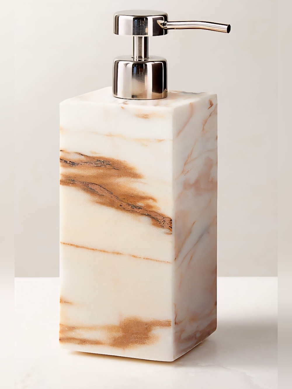 Ramsey Calacatta Gold Marble Soap Pump